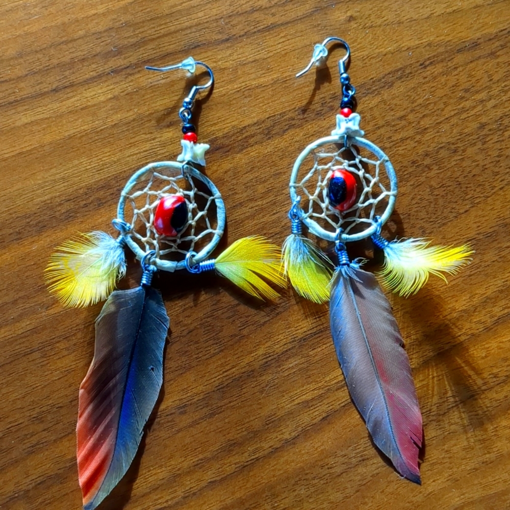 Handmade Dream Catcher Earrings
